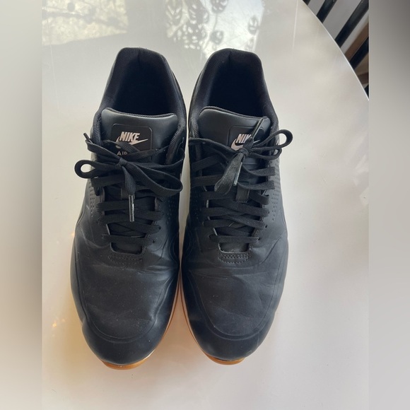 Nike Air Max 1 Golf Shoes Black - 9.5
